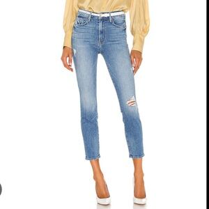 Mother denim high waisted looker crop in let’s kick it
